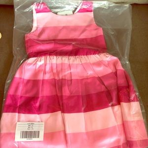 Pink striped dress
